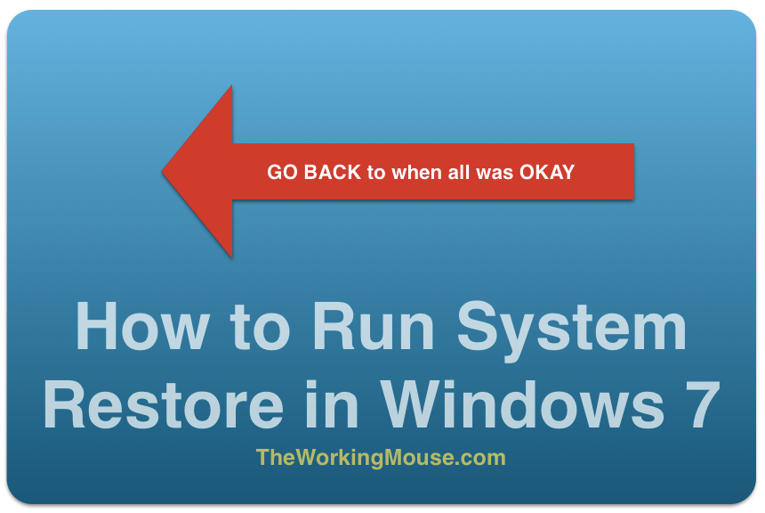 System Restore Installed Programs
